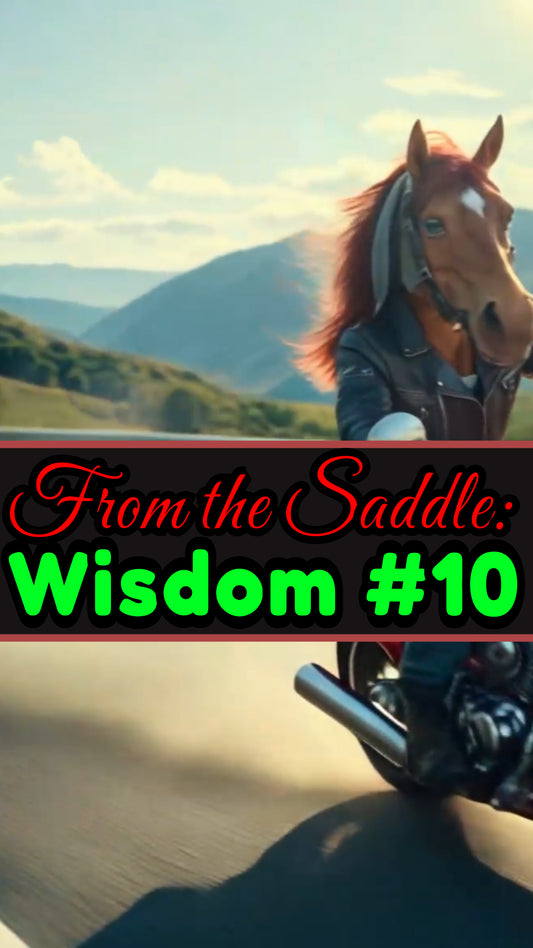 Motorhorse Wisdom #10: Saddle Up Anyway