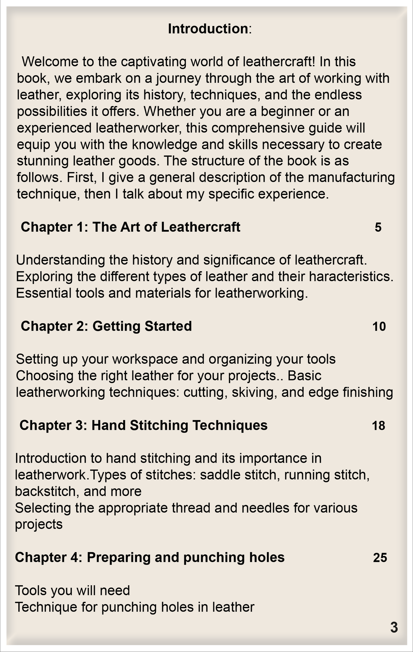 Leather Craft Book - Book in PDF format (e-book)