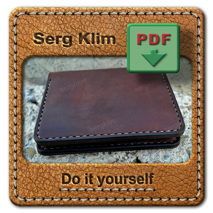 Leather Cover Pattern #11 - Hand-Stitched Leather Cover pattern - Pdf Download