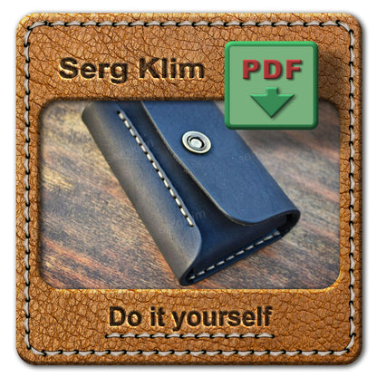 Leather Wallet Pattern #14- Craftsman's Choice - Pdf Download - Leather wallet Pattern