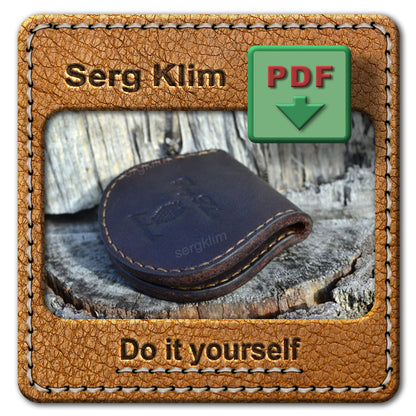 Leather Pouch Pattern #16 - Handcrafted Elegance - Pdf Download - coin purse