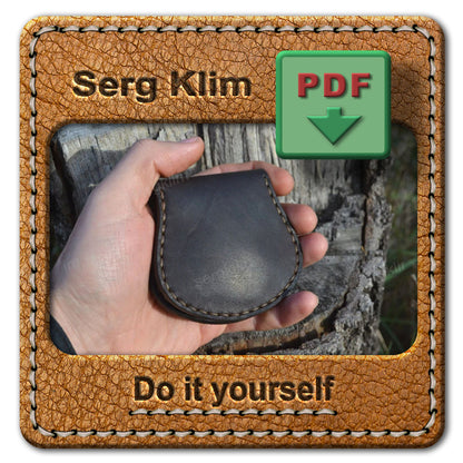 Leather Pouch Pattern #16 - Handcrafted Elegance - Pdf Download - coin purse