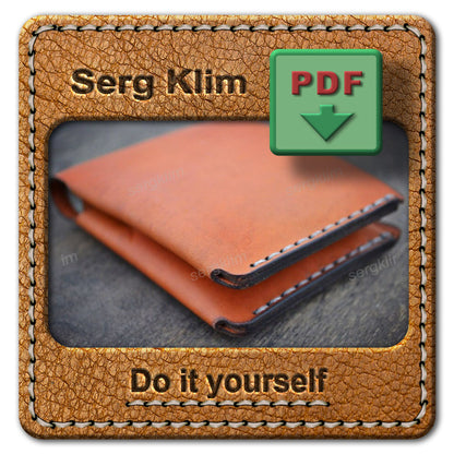 Leather Waller Pattern #18 - Sleek Simplicity - Pdf Download