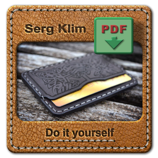 Leather Cardholder Pattern #19 - Craftsman's Canvas - Pdf Download