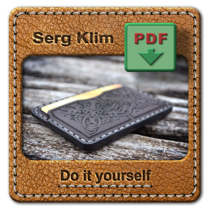 Leather Cardholder Pattern #19 - Craftsman's Canvas - Pdf Download