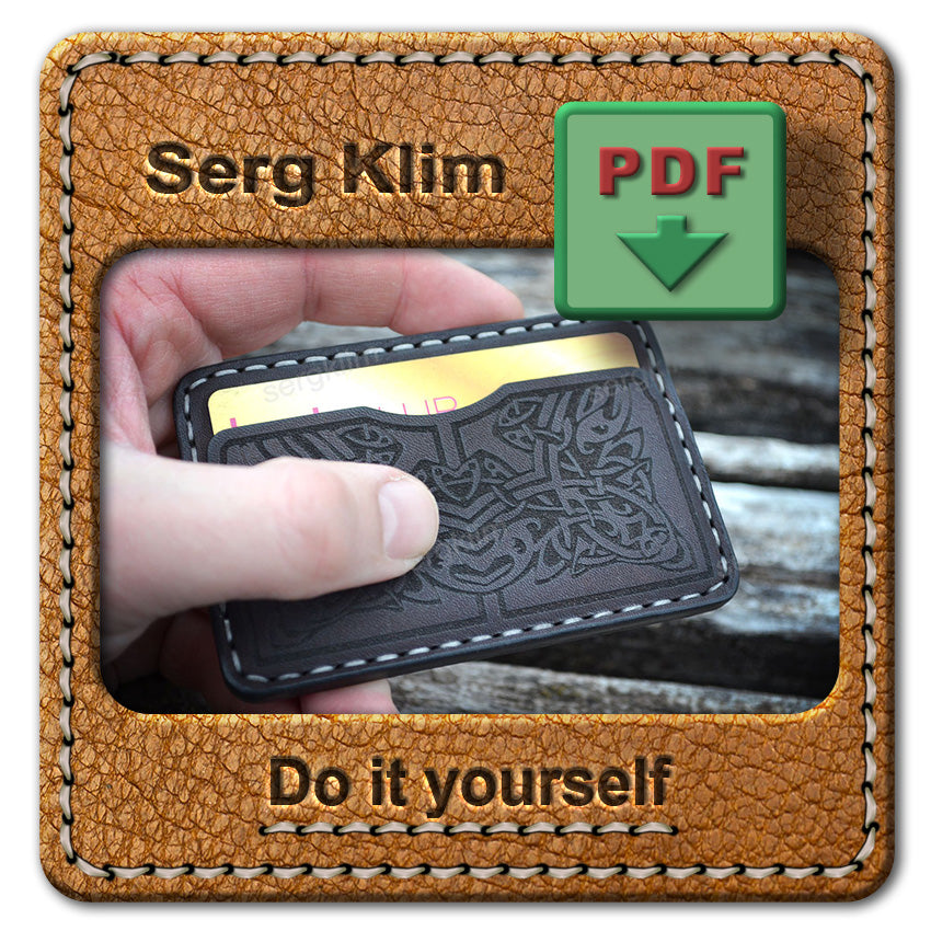 Leather Cardholder Pattern #19 - Craftsman's Canvas - Pdf Download