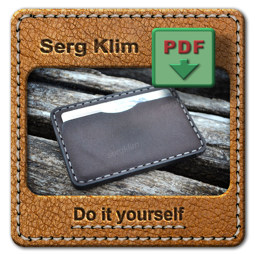 Leather Cardholder Pattern #19 - Craftsman's Canvas - Pdf Download