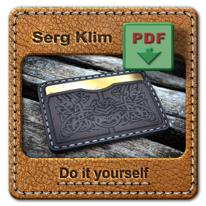 Leather Cardholder Pattern #19 - Craftsman's Canvas - Pdf Download