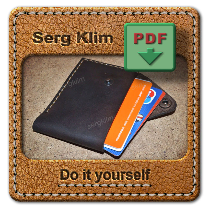 Leather Cardholder Pattern #1 - Unleash Your Creativity - Pdf Download