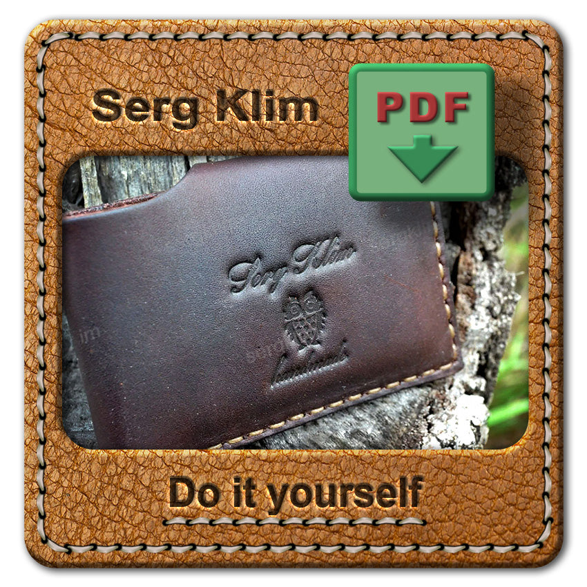 Leather Cardholder Pattern #1 - Unleash Your Creativity - Pdf Download