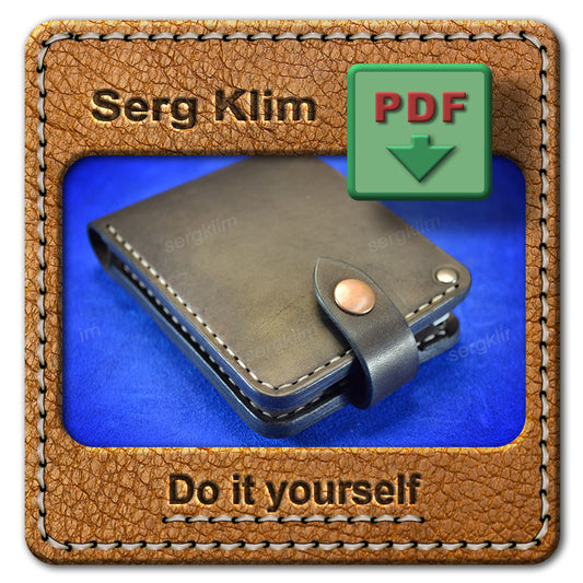 Leather Wallet Pattern #2 - Elevate Your Leathercraft Skills - Leather wallet Template