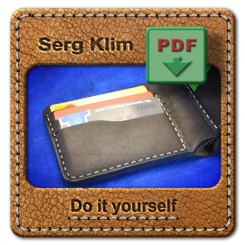 Leather Wallet Pattern #2 - Elevate Your Leathercraft Skills - Leather wallet Template