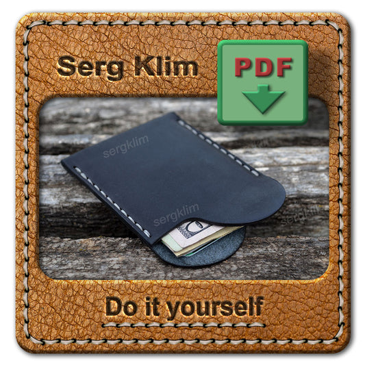 Leather Cardholder Pattern #4 - Handcrafted Excellence - Pdf Download