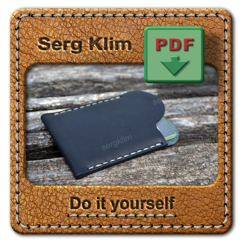 Leather Cardholder Pattern #4 - Handcrafted Excellence - Pdf Download