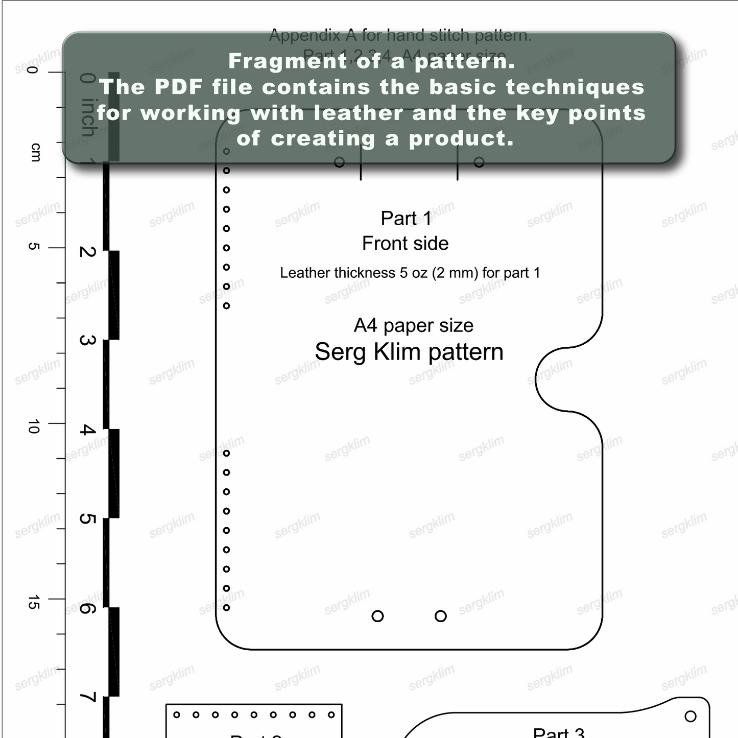 Leather keychain template #10 - Elevate Your Everyday Carry - Pdf Download