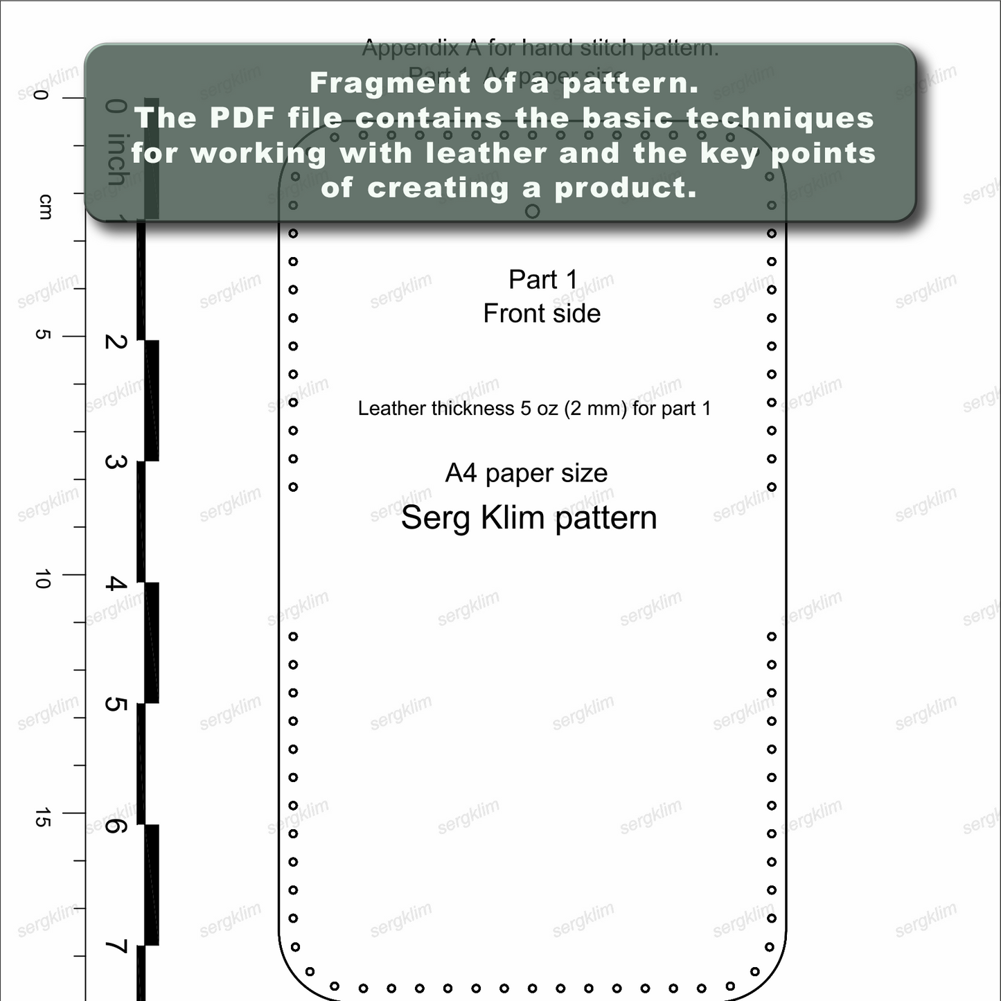 Leather Waller Pattern #12 - Craftsman's Haven - Pdf Download