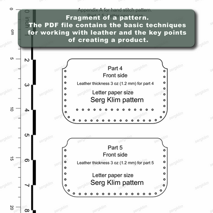 Leather Waller Pattern #13 - Classic Elegance - Pdf Download