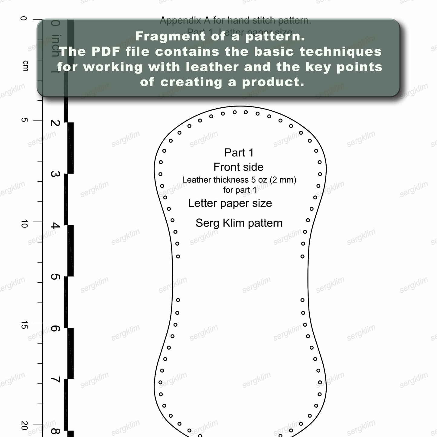 Leather Pouch Pattern #16 - Handcrafted Elegance - Pdf Download - coin purse