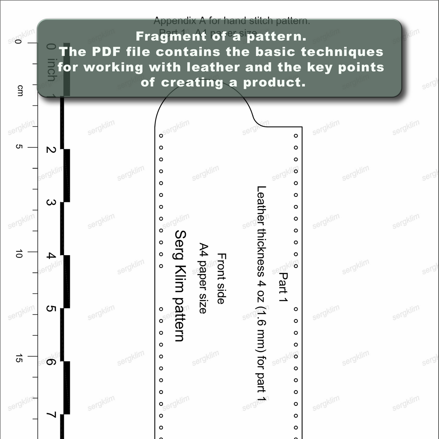 Leather Cardholder Pattern #4 - Handcrafted Excellence - Pdf Download