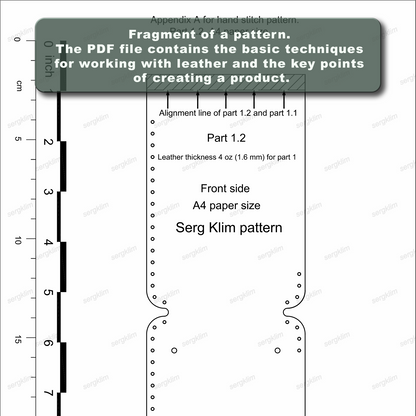 Leather Cardholder Pattern #5 - Craftsmanship at Your Fingertips - Pdf Download