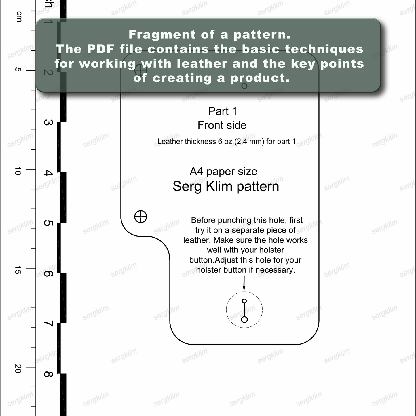 Leather Key case Pattern #8 - The Perfect Blend of Style and Functionality - Pdf Download