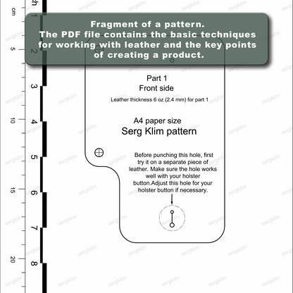 Leather Key case Pattern #8 - The Perfect Blend of Style and Functionality - Pdf Download